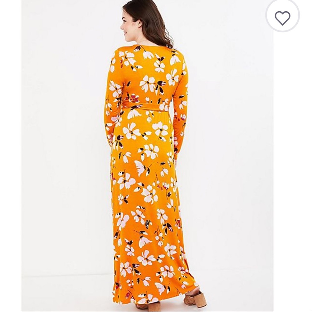 Motherhood Maternity Floral Long Sleeve Maxi Dress - Picture 8 of 9